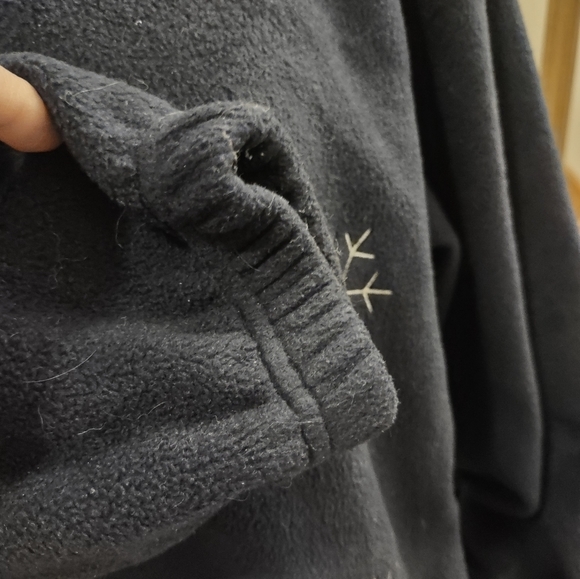 VINTAGE northern reflections snowflake diamond fleece zip up - Picture 4 of 6